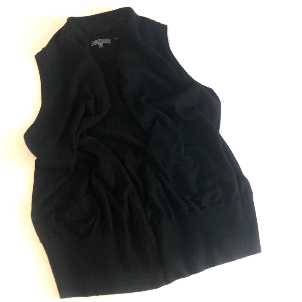 🎉HOST PICK🎉VINCE BLACK 100% CASHMERE CARDIGAN - Picture 15 of 16